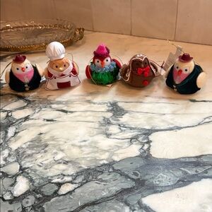 Target Wondershop Bird Featherly Friends ornaments 2025 s/5